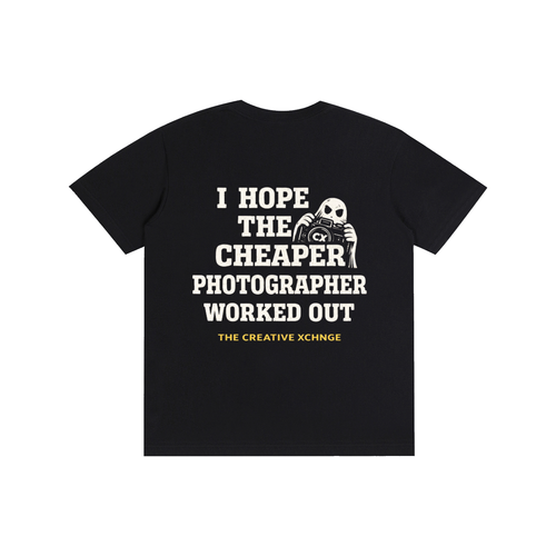 Cheaper Photographer Cotton T-Shirt